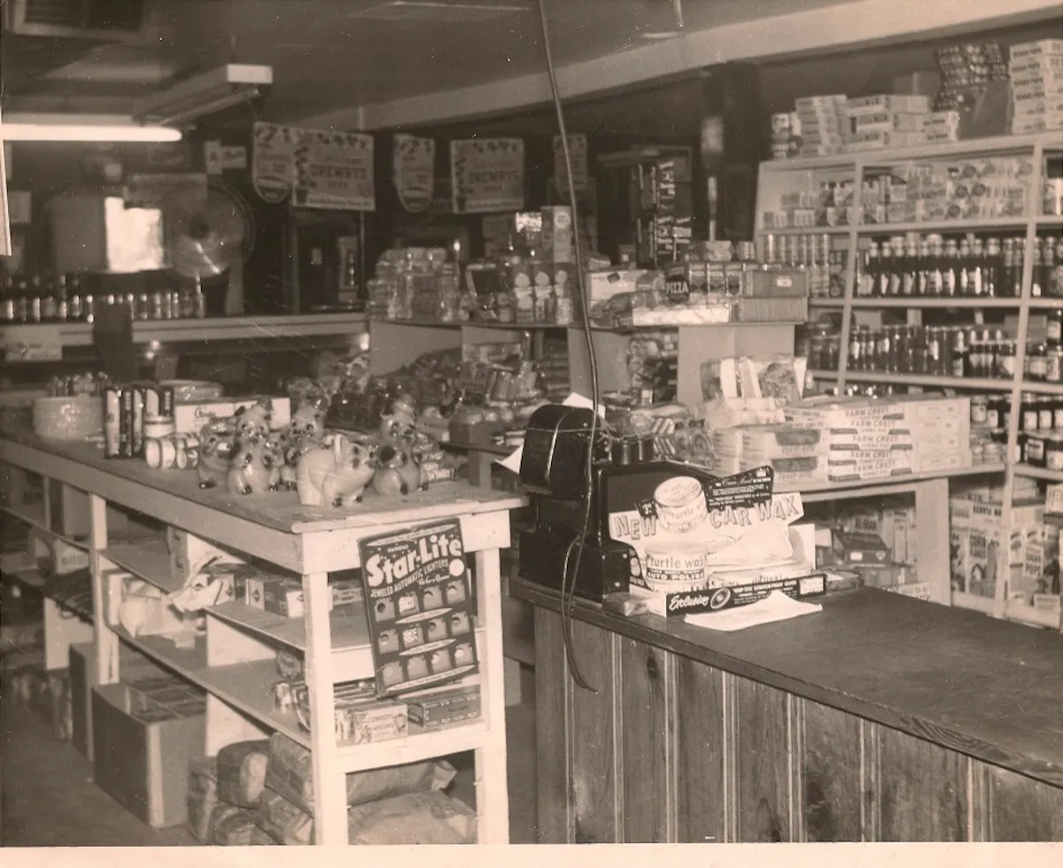 Inside the general store